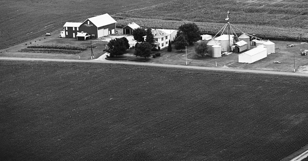Vintage Aerial photo from 1981 in Allen County, OH