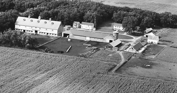 Vintage Aerial photo from 1967 in Watonwan County, MN