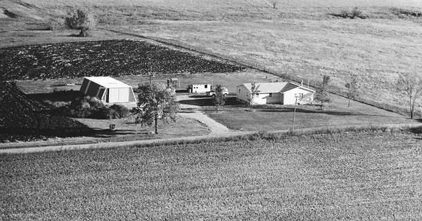 Vintage Aerial photo from 1978 in Wabaunsee County, KS