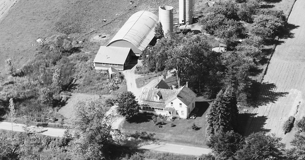 Vintage Aerial photo from 1984 in St. Lawrence County, NY