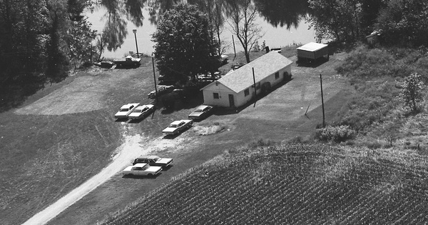Vintage Aerial photo from 1973 in Knox County, IN