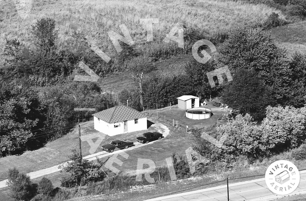 Vintage Aerial Indiana Johnson County 1973 19TJO2