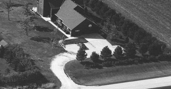 Vintage Aerial photo from 1993 in Calhoun County, IA