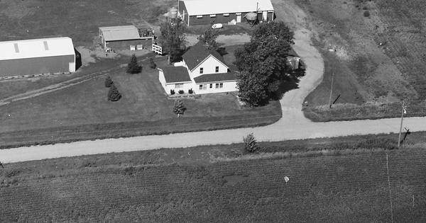 Vintage Aerial photo from 1999 in Calhoun County, IA