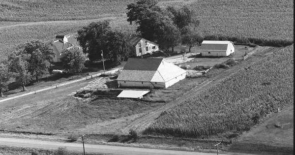 Vintage Aerial photo from 1981 in Scott County, IA