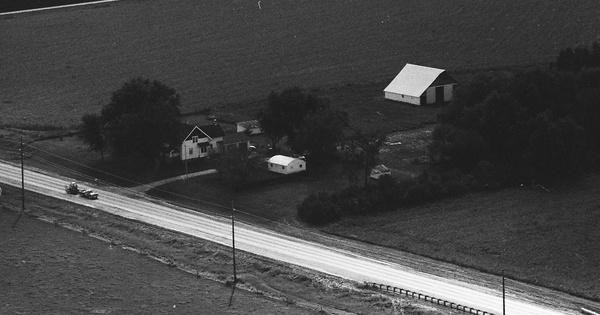 Vintage Aerial photo from 1993 in Shelby County, IA