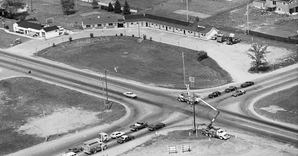 Vintage Aerial photo from 1980 in Grand Traverse County, MI