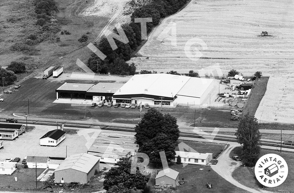 Vintage Aerial Michigan Lenawee County 1974 43HLE28