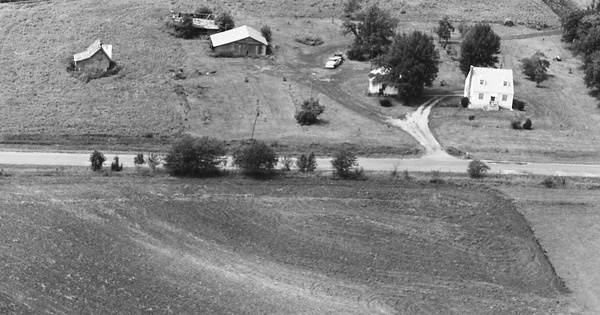 Vintage Aerial photo from 1981 in Marshall County, KS