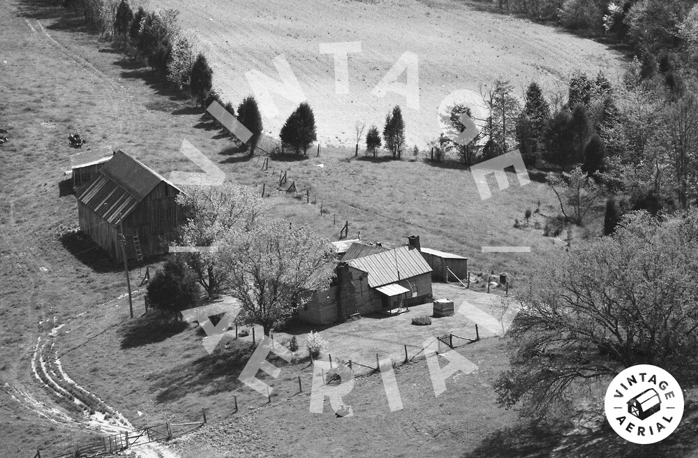 Vintage Aerial Kentucky Estill County 1987 4UES4