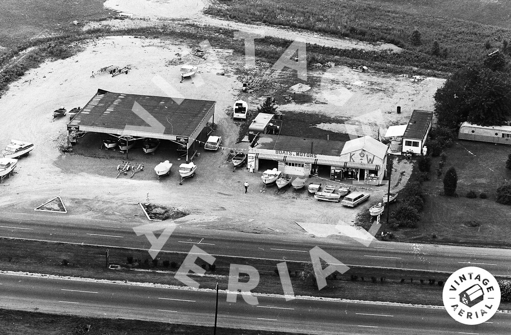 Vintage Aerial Maryland Cecil County 1963 64XCE37