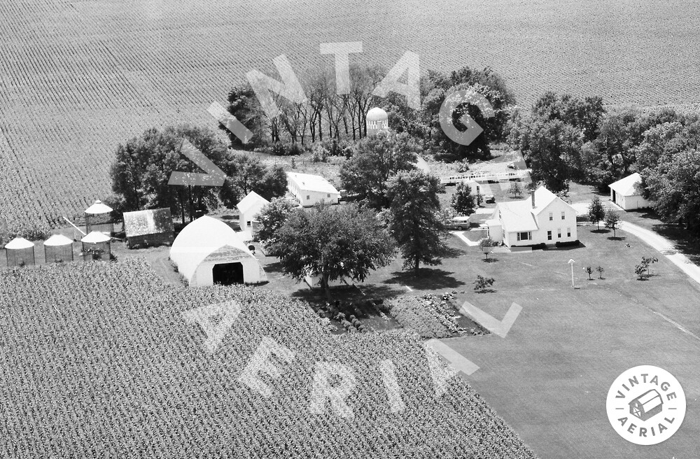 Vintage Aerial Minnesota Faribault County 1977 71MFA15