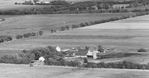 Vintage Aerial photo from 1978 in McPherson County, KS