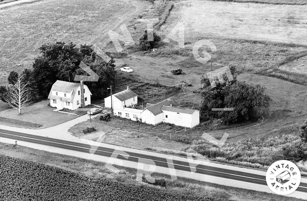 Vintage Aerial Minnesota Freeborn County 1971 68HFR4