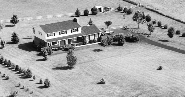 Vintage Aerial photo from 1980 in Howard County, MD