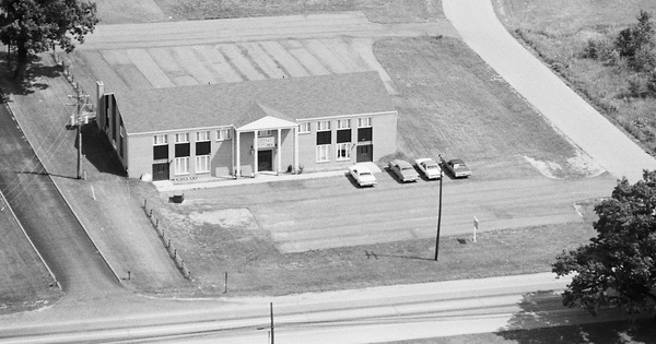 Vintage Aerial photo from 1980 in Livingston County, MI