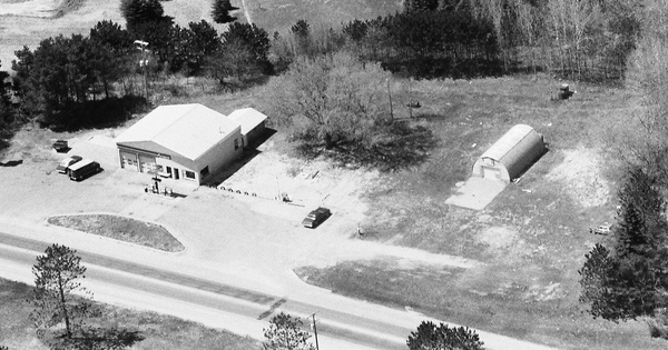 Vintage Aerial photo from 1990 in Missaukee County, MI