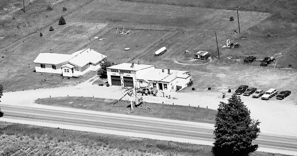 Vintage Aerial photo from 1989 in Wexford County, MI