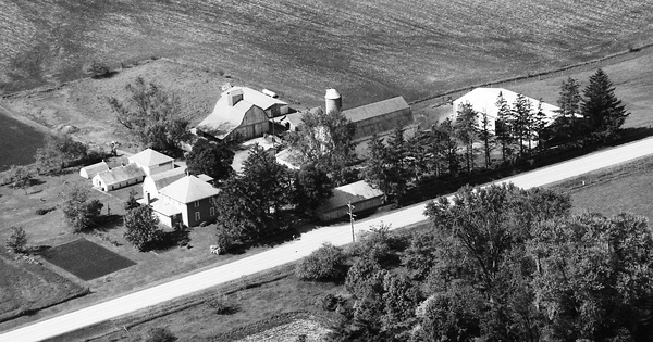 Vintage Aerial photo from 1993 in Johnson County, IA