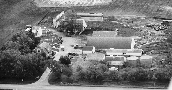 Vintage Aerial photo from 1969 in Nobles County, MN