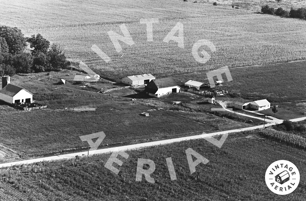 Vintage Aerial Indiana White County 1965 39CWH12
