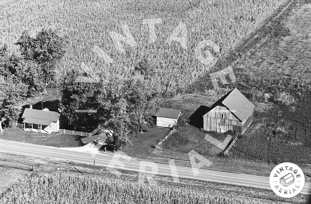 Vintage Aerial Indiana White County 1965 39CWH25