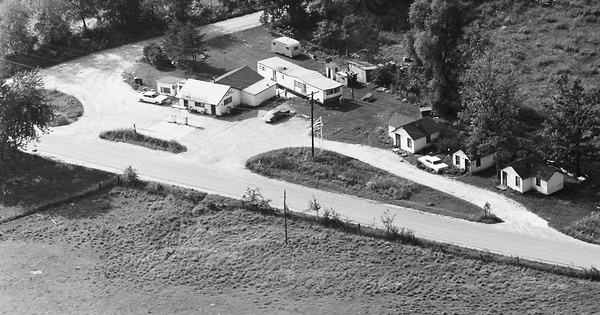 Vintage Aerial photo from 1971 in Barry County, MI