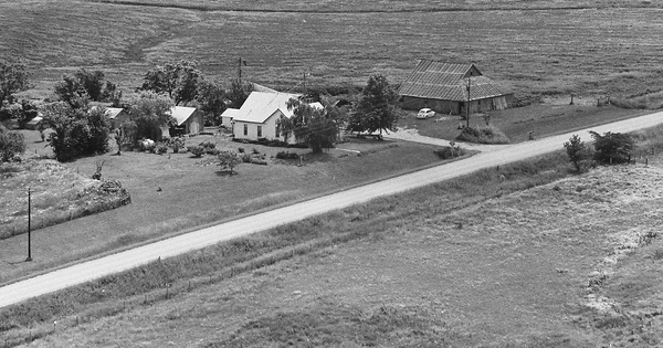 Vintage Aerial photo from 1978 in Wapello County, IA