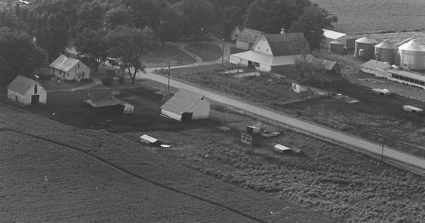 Vintage Aerial photo from 1981 in Washington County, IA