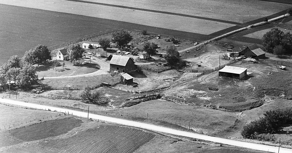 Vintage Aerial photo from 1964 in Warren County, IA