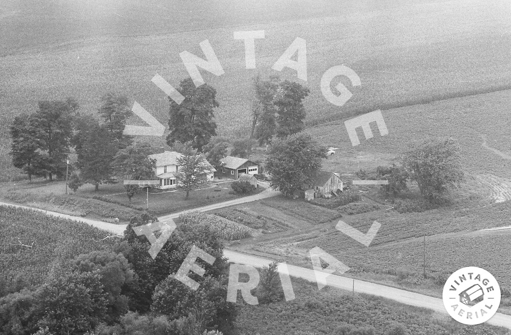 Vintage Aerial Iowa Louisa County 1978 35YLO31