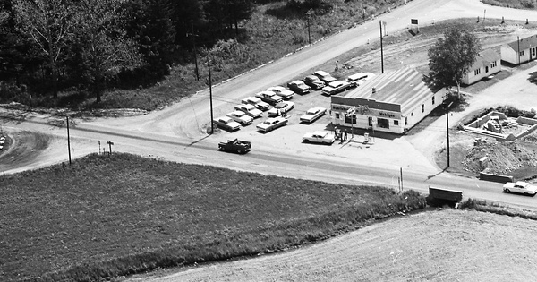 Vintage Aerial photo from 1966 in Venango County, PA