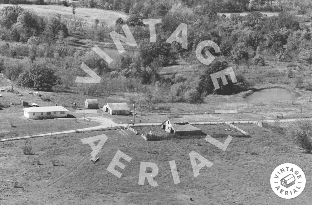 Vintage Aerial Missouri Gentry County 1981 28DGE16