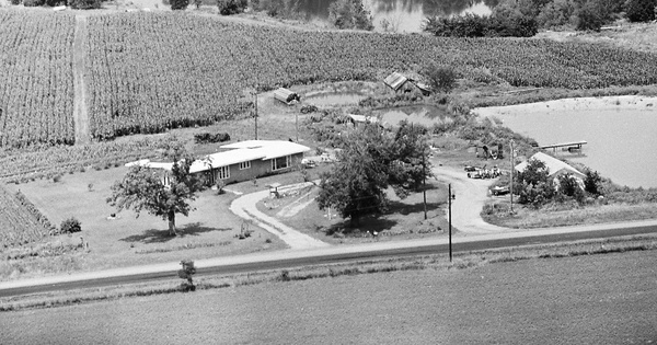 Vintage Aerial photo from 1978 in Randolph County, MO