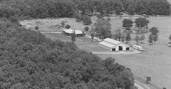 Vintage Aerial photo from 1980 in Polk County, MO
