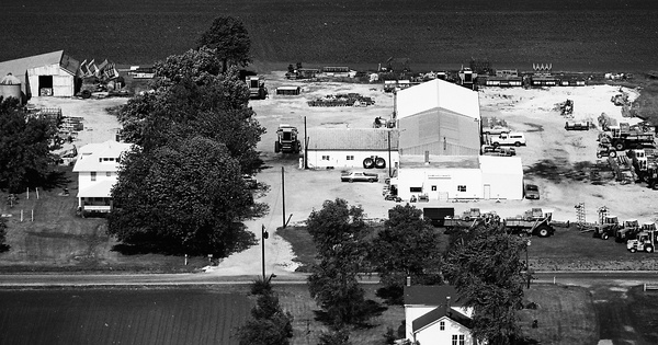 Vintage Aerial photo from 1976 in Macon County, IL