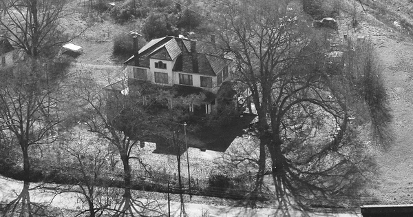 Vintage Aerial photo from 1984 in Morgan County, GA