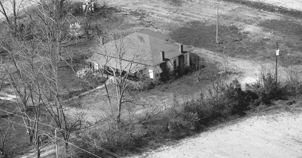 Vintage Aerial photo from 1987 in Pike County, AL