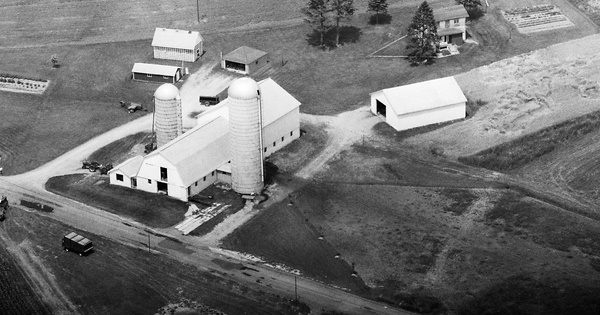 Vintage Aerial photo from 1982 in Jefferson County, PA