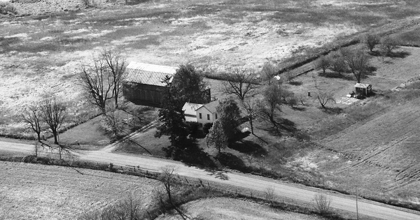 Vintage Aerial photo from 1993 in DeKalb County, IN