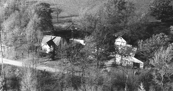 Vintage Aerial photo from 1971 in Delaware County, IN