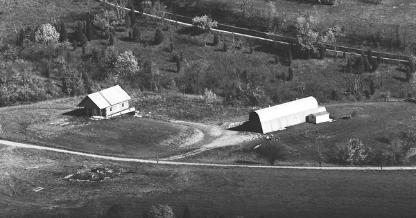 Vintage Aerial photo from 1983 in Dearborn County, IN