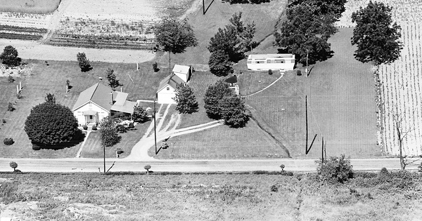 Vintage Aerial photo from 1963 in York County, PA