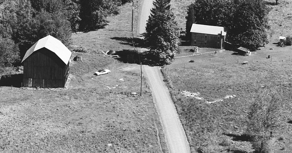 Vintage Aerial photo from 1984 in Wyoming County, PA