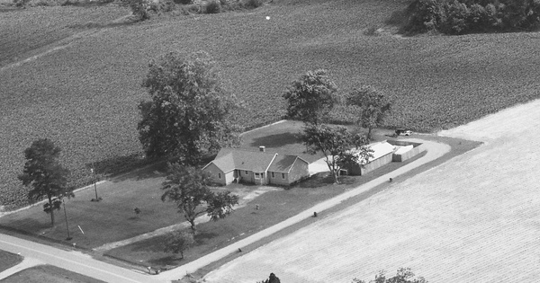 Vintage Aerial photo from 1996 in Isle of Wight County, VA
