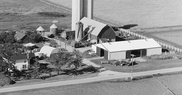 Vintage Aerial photo from 1979 in Portage County, WI