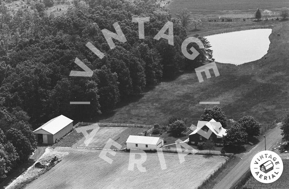 Vintage Aerial Virginia Page County 1975 24SPA23