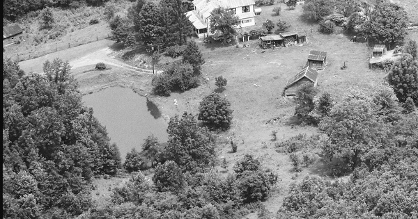 Vintage Aerial photo from 1986 in Summers County, WV