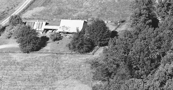 Vintage Aerial photo from 1998 in Yadkin County, NC