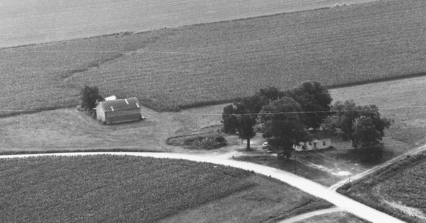 Vintage Aerial photo from 1993 in Pitt County, NC